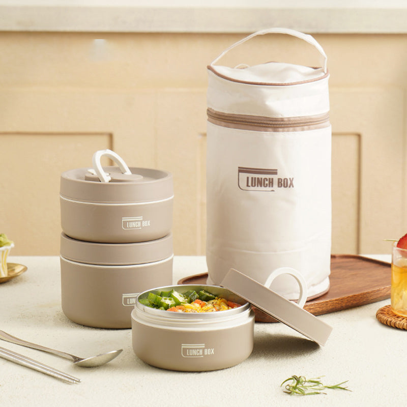 ThermoBox Multi-Layered Insulated Lunchbox with FREE Carry Bag