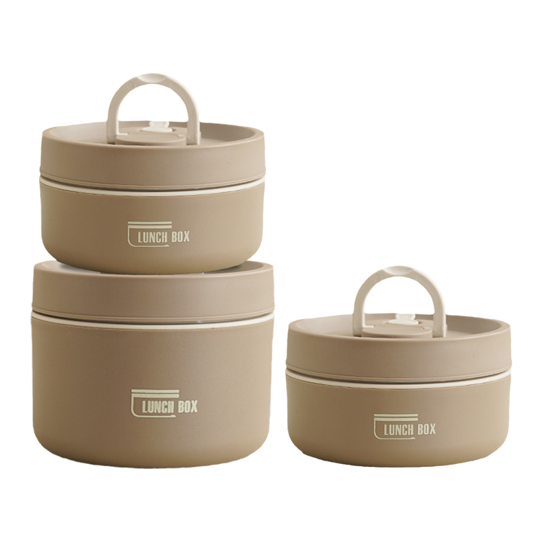 ThermoBox Multi-Layered Insulated Lunchbox with FREE Carry Bag-Small-Blue-State of Style