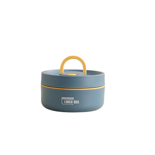 ThermoBox Multi-Layered Insulated Lunchbox with FREE Carry Bag Blue Small