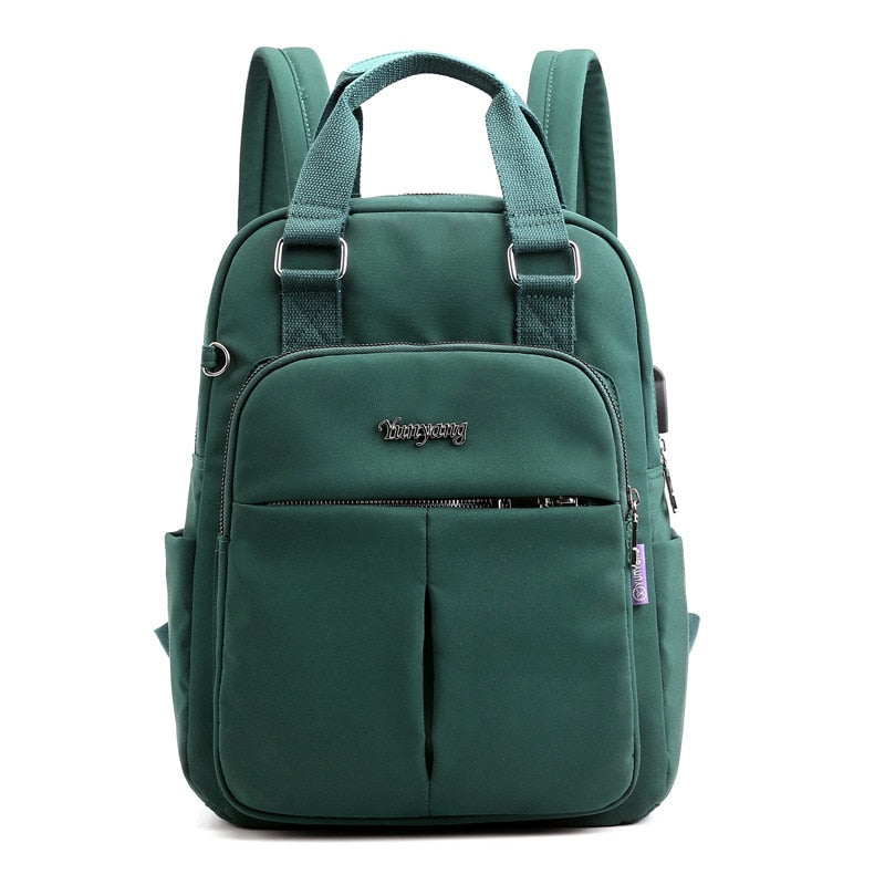 Hommes | Water-Resistant USB Charging Anti-Theft Backpack – Multi-Compartment Design