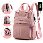 Hommes | Water-Resistant USB Charging Anti-Theft Backpack – Multi-Compartment Design