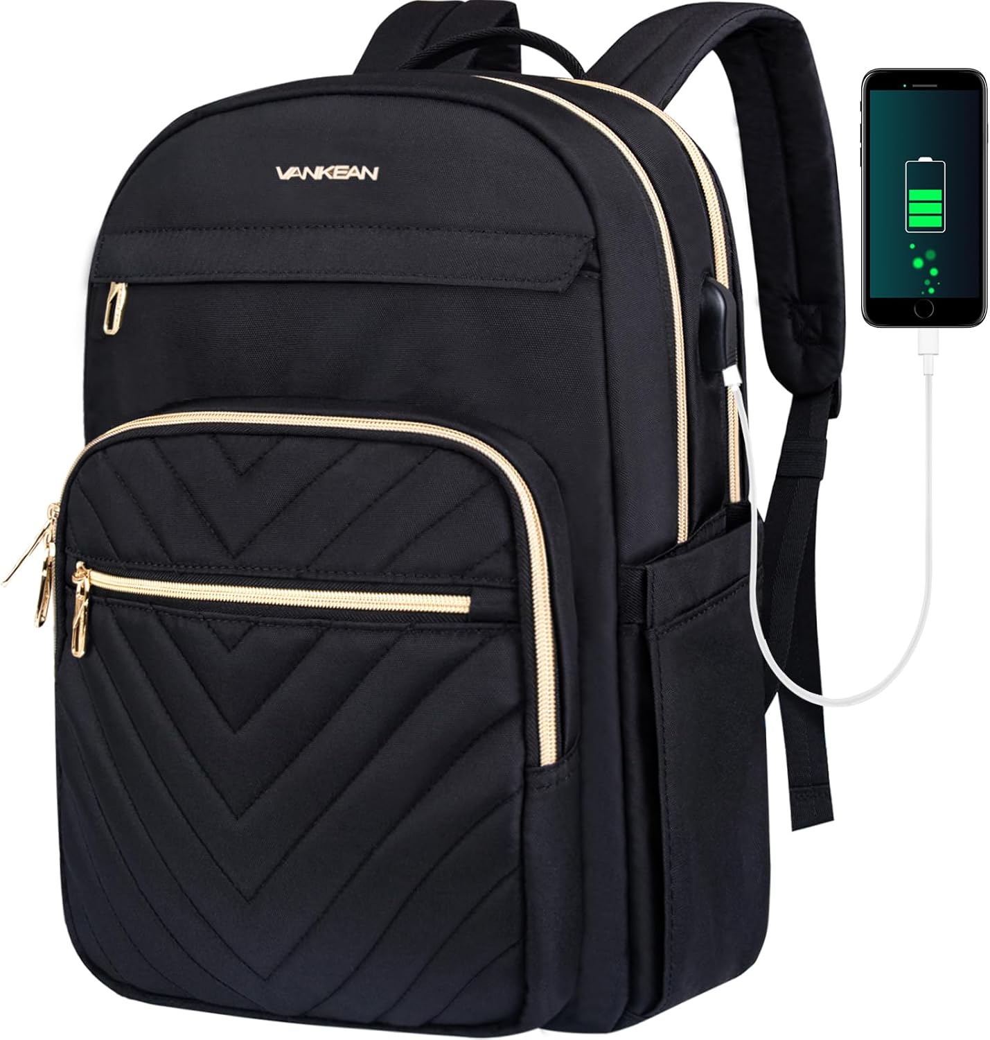 Mane | Lightweight Waterproof Laptop Backpack with USB Port – 15.6" Compatible