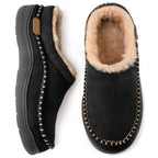 Men's Warm Lined Slippers – Closed Back House Shoes with Non-Slip Sole, Ankle High, 5 Colors, EU 38–47 – Mane Beige