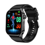 Smartwatch with Activity Tracking – Fitness Watch with Heart Rate, Steps & Sleep Tracking, Touch Screen, 4 Colors – HealthSync Black