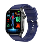 Smartwatch with Activity Tracking – Fitness Watch with Heart Rate, Steps & Sleep Tracking, Touch Screen, 4 Colors – HealthSync Blue
