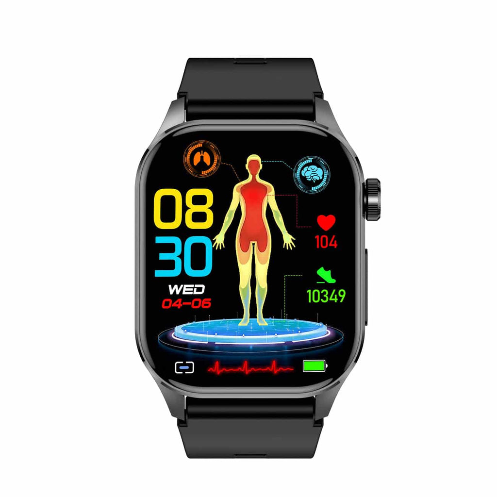 Smartwatch with Activity Tracking – Fitness Watch with Heart Rate, Steps & Sleep Tracking, Touch Screen, 4 Colors – HealthSync