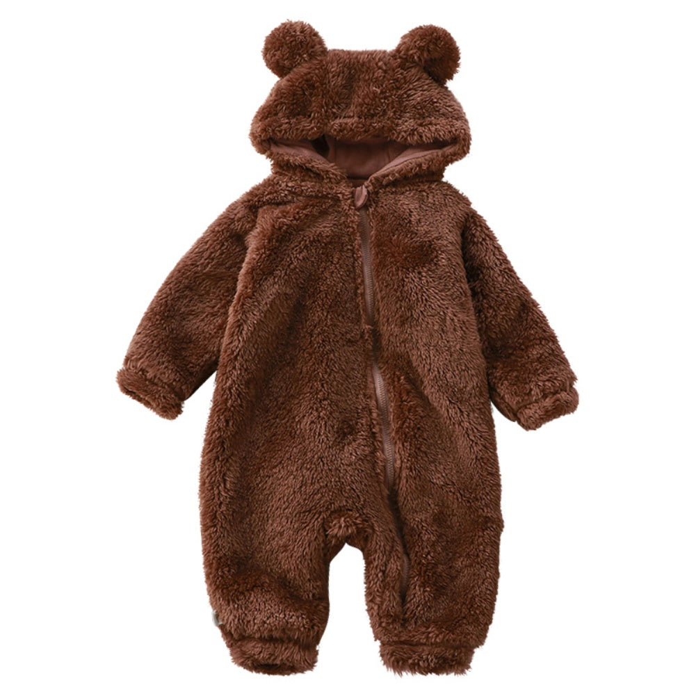 Zahara | Warm and Adorable Bear Onesie for Babies