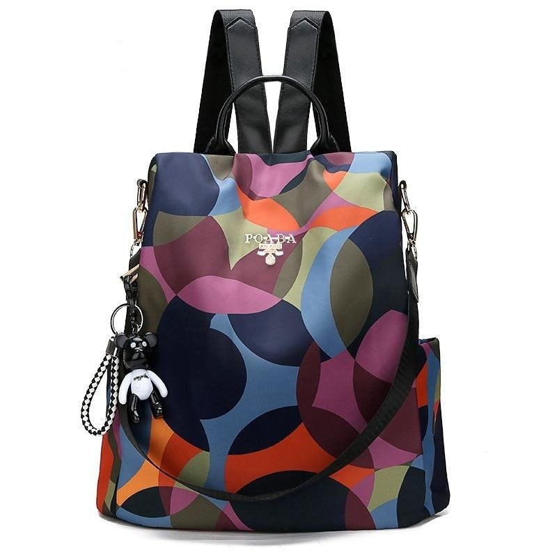 Marmari | Water-Resistant Anti-Theft Backpack – Hidden Back Access & Multi-Pocket Design Multicolour