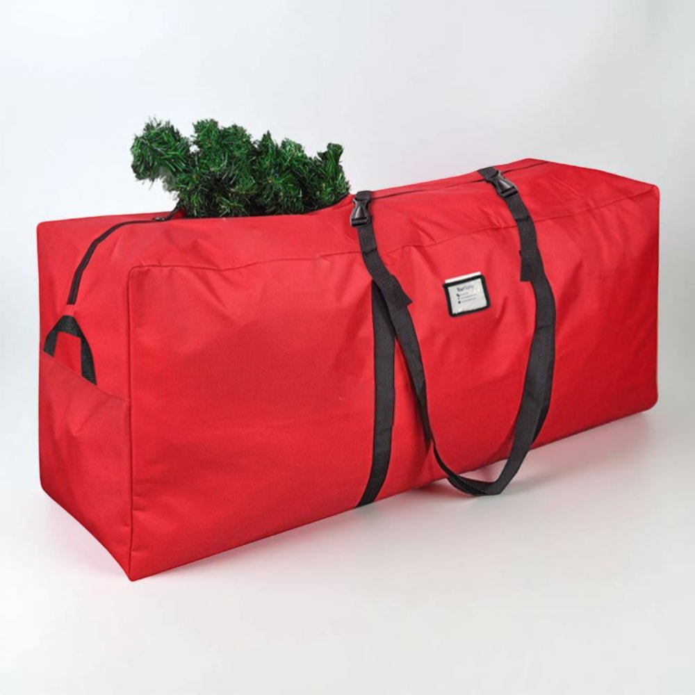 Waterproof Durable Oxford Christmas Tree Storage Bag Red