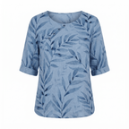 Flōre | Woman’s Blouse | Printed Asymmetric Button