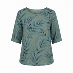 Flōre | Woman’s Blouse | Printed Asymmetric Button