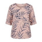 Solis | Woman’s Blouse | Printed Asymmetric Button