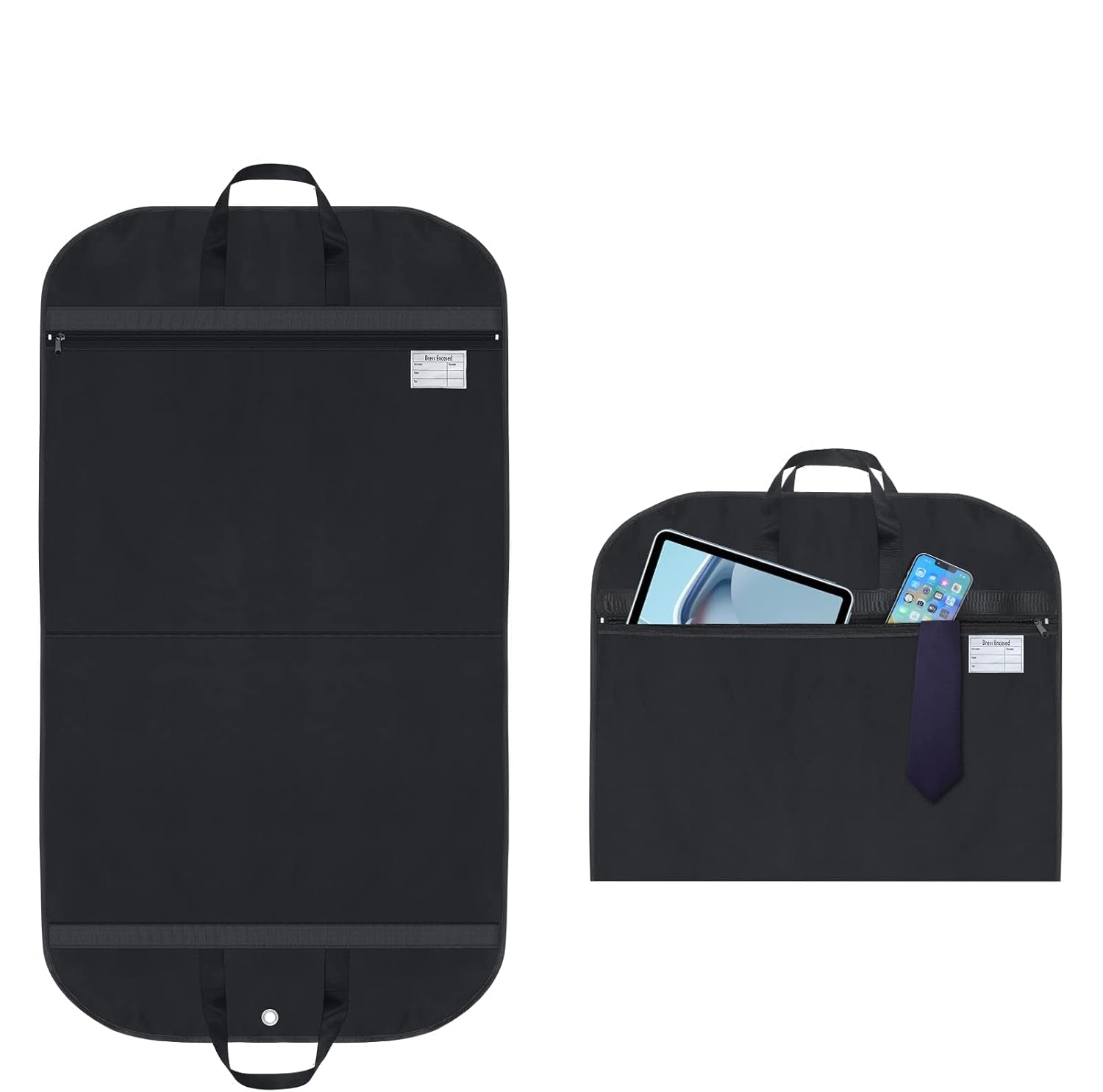 Waterproof Oxford Garment Bag – Suit Cover with Gusset & Pockets (2-Pack)